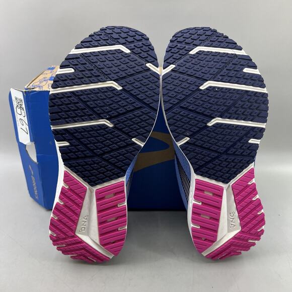 Brooks Revel 6 Running Shoes Women Size 8 Blue Pink Comfort Sneakers With Box - Picture 7 of 9